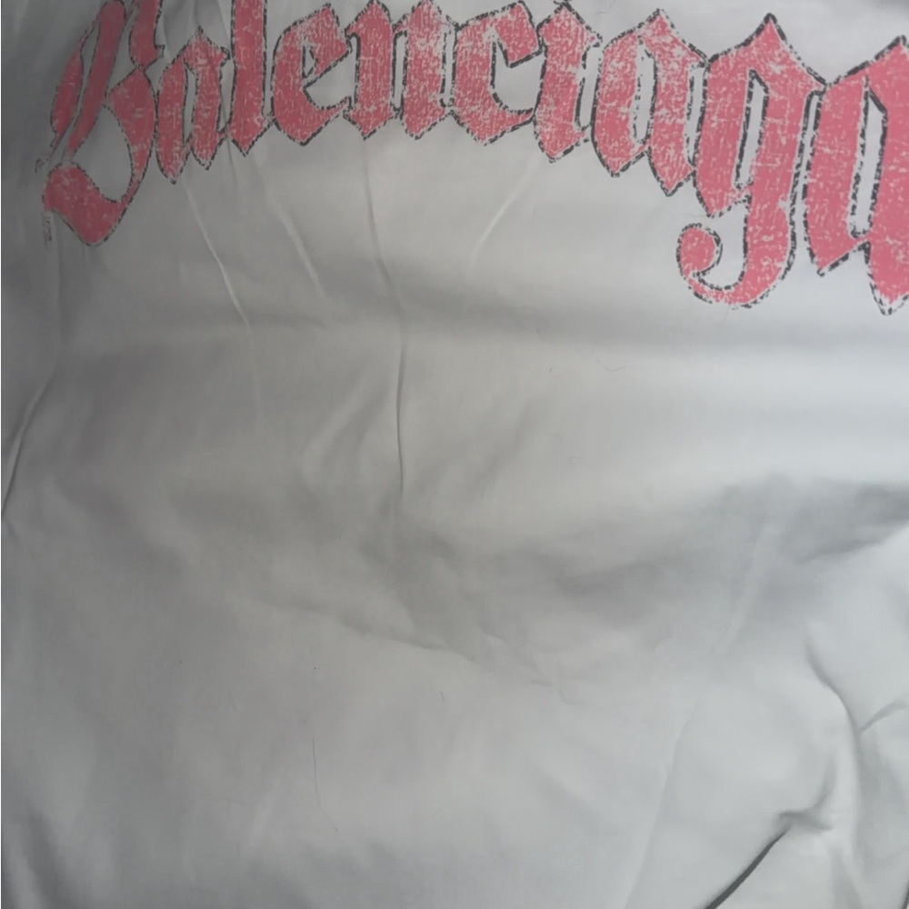 Balenciaga Unisex White T-Shirt - Picture 5 of 5